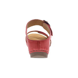 Dansko Womens Tanya Coral Milled Burnished Sandals