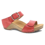 Dansko Womens Tanya Coral Milled Burnished Sandals