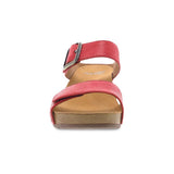 Dansko Womens Tanya Coral Milled Burnished Sandals