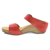 Dansko Womens Tanya Coral Milled Burnished Sandals
