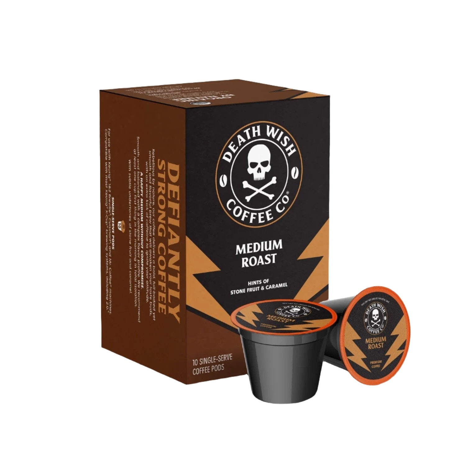 Death Wish Coffee Medium Roast Death K-Cup Pods - 10 Count – ShopCGX