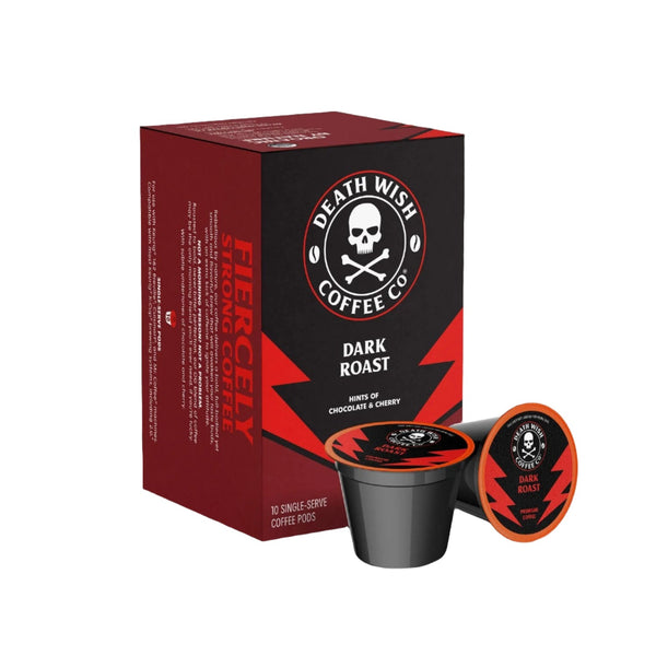 Death Wish Coffee Dark Roast Death K-Cup Pods - 10 Count