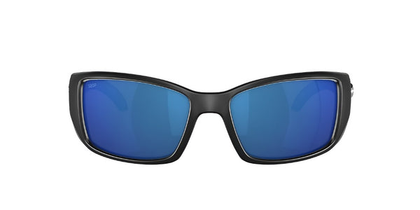 Costa Del Mar Blackfin Matte Black Frame - Blue Mirror 580P Lens - Polarized Sunglasses