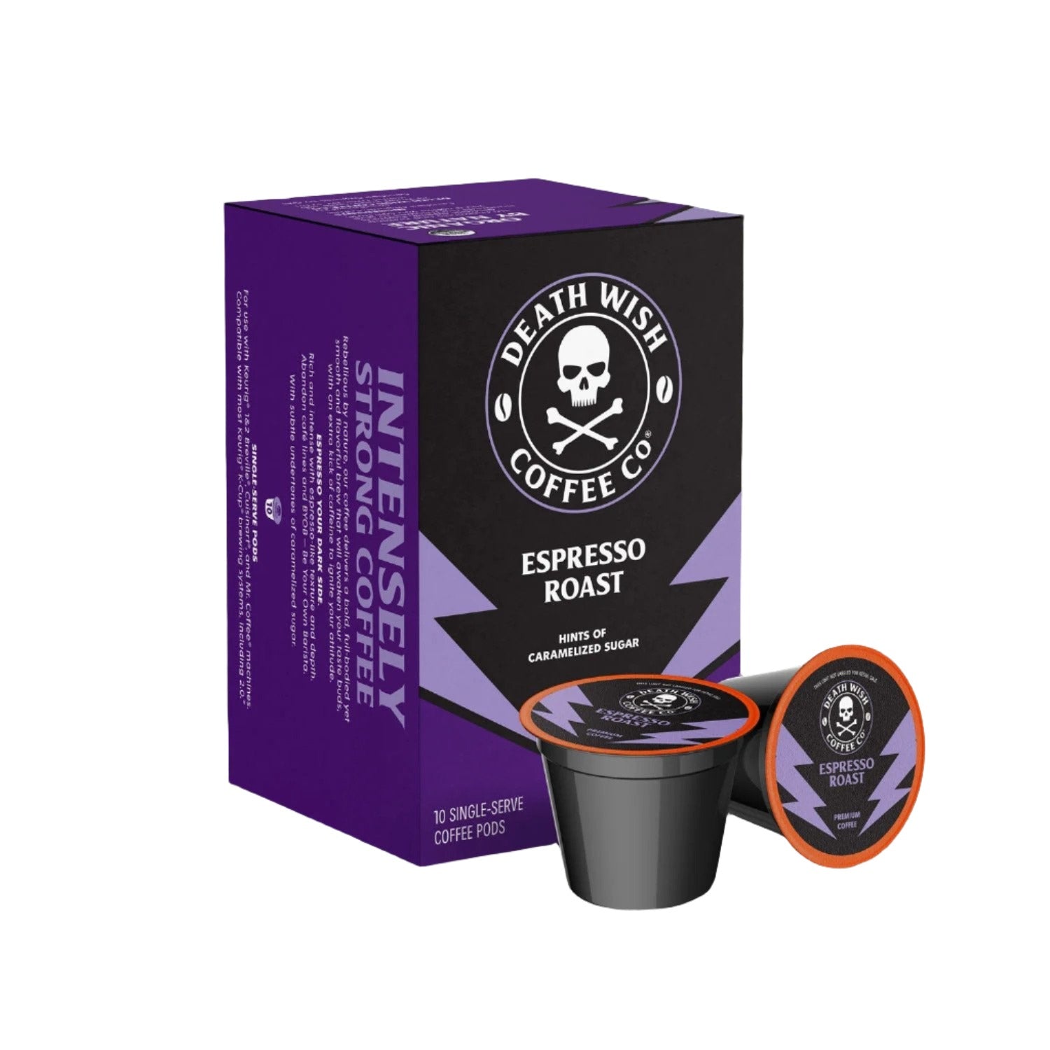 Death Wish Coffee Espresso Roast Death K-Cup Pods - 10 Count