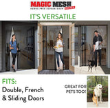 Magic Mesh Double Door Screen Door