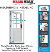 Magic Mesh Single Door Deluxe Screen Door