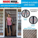 Magic Mesh Single Door Deluxe Screen Door