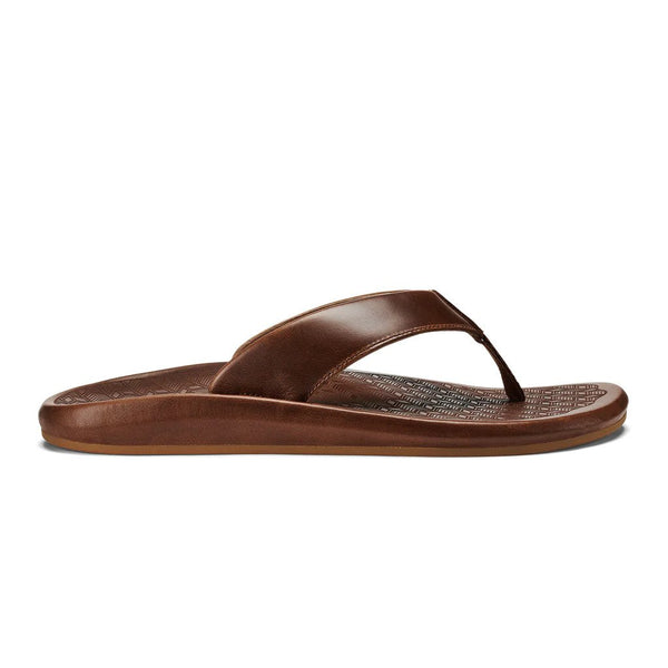 OluKai Mens ‘Ilikai Leather Sandals