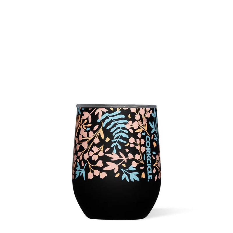 Corkcicle Floral Stemless Wine Cup - 12 oz.