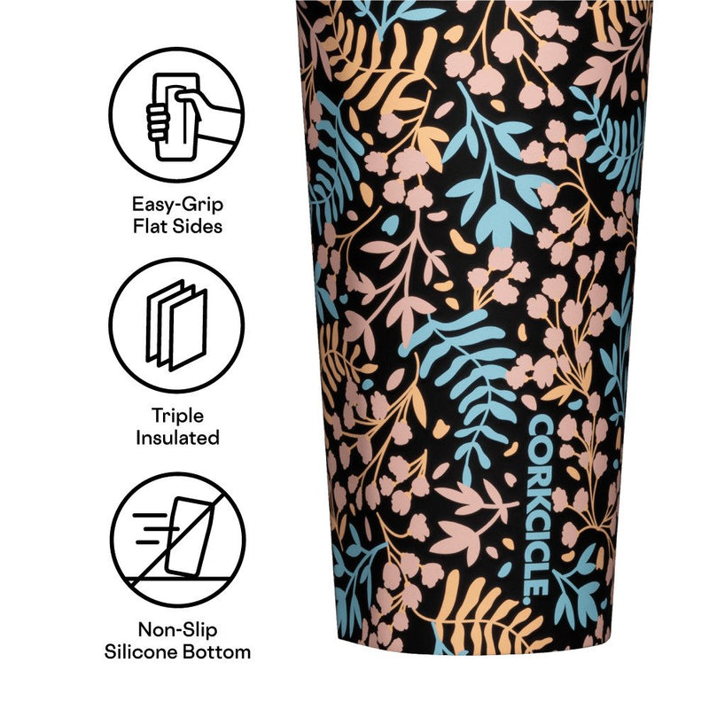 Corkcicle Floral Tumbler - 24 oz.