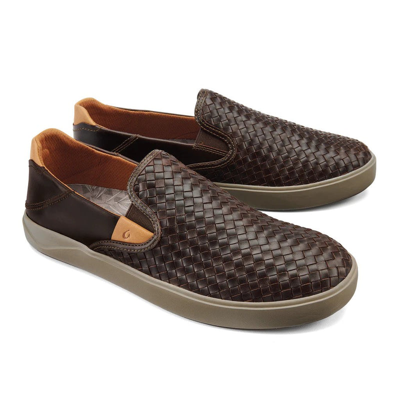 OluKai Mens Lae‘ahi Lauhala Slip-On Shoe