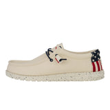 Hey Dude Mens Wally Americana Slip-On Shoes