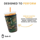 Sok-It JavaSok Original Iced Coffee Sleeve - Size Medium