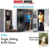 Magic Mesh Single Door Deluxe Screen Door