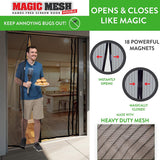 Magic Mesh Double Door Screen Door