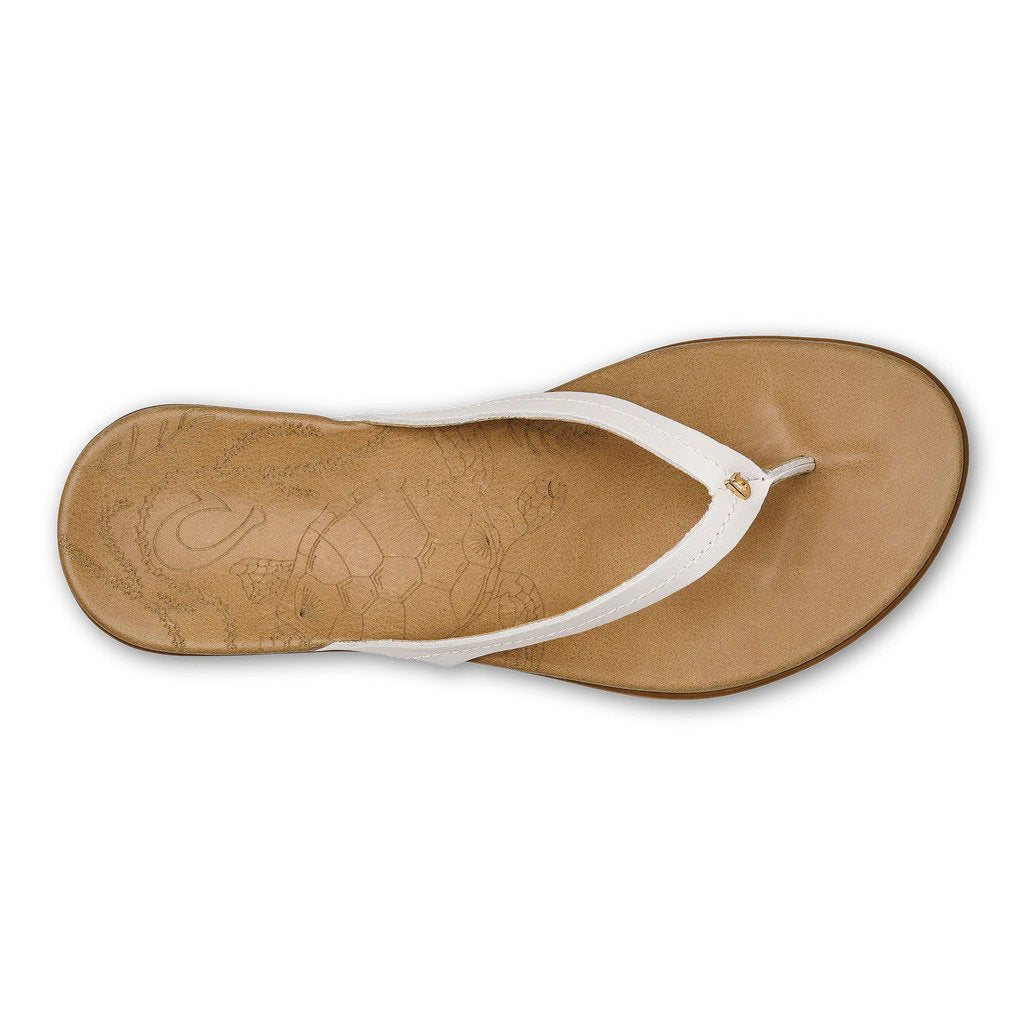 OluKai Womens Honu Leather Beach Sandals