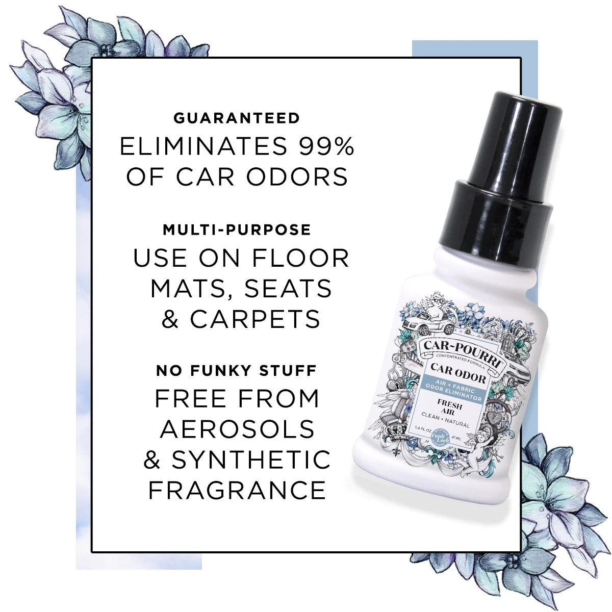 Poo~Pourri Car~Pourri Fresh Air Scent Odor Eliminator - 1.4 oz.