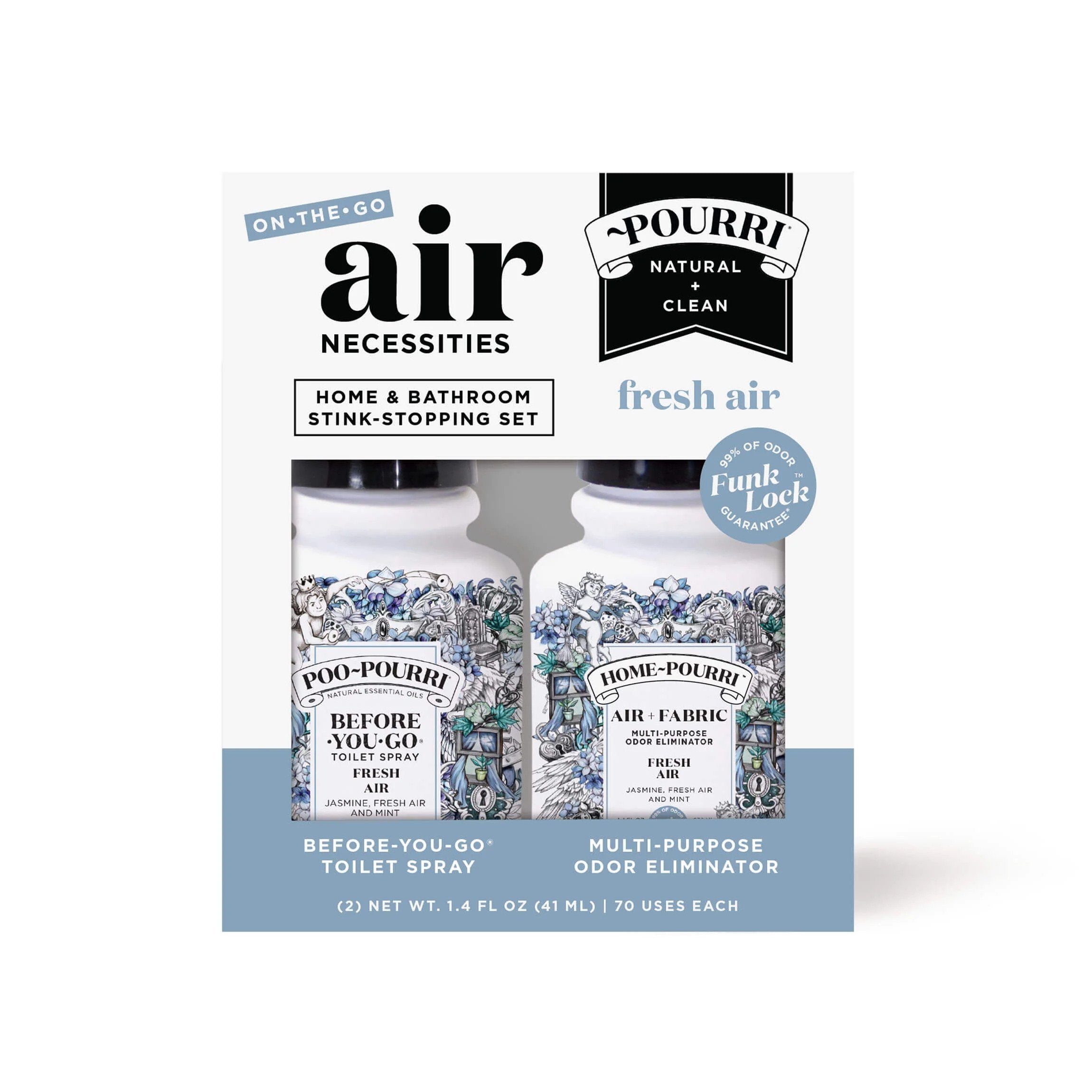 Poo~Pourri Travel Air Necessities Fresh Air Duo Set