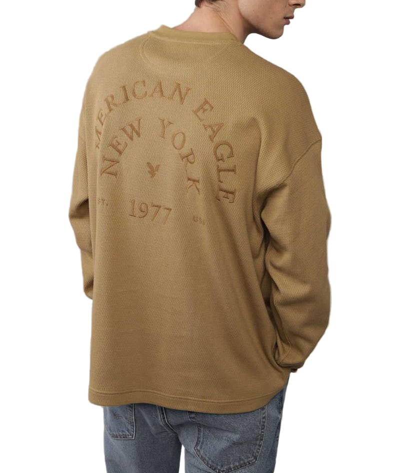 American Eagle Mens AE Thermal Long Sleeve Shirt