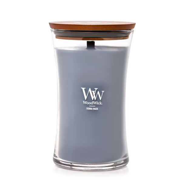 WoodWick Large Hourglass Candle - Terra Haze