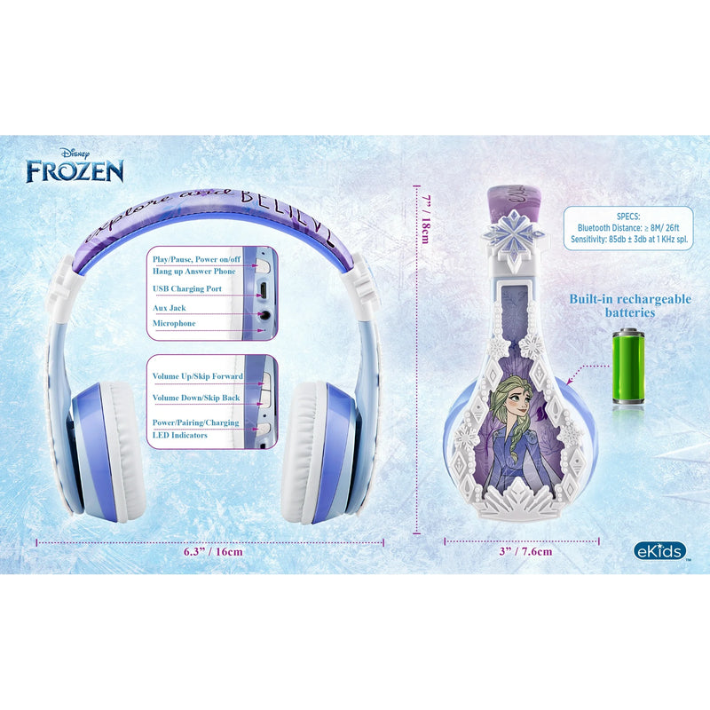 eKids Disney Frozen Bluetooth Headphones
