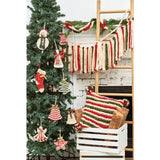 C&F Home Macrame Stripes Bell Ornament
