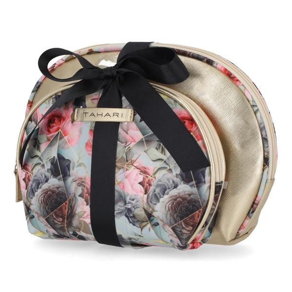 Tahari 2-Piece Dome Cosmetic Bag Set