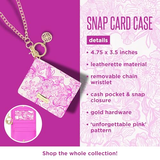 Lilly Pulitzer Snap Card Case Wallet