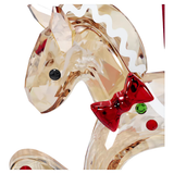 Swarovski Holiday Cheers Gingerbread Rocking Horse Ornament