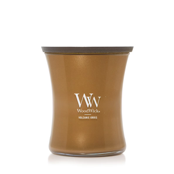 WoodWick Medium Hourglass Precious Metals Candle - Volcanic Orris