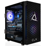 CLX SET Gaming Desktop - Intel Core i5 11400F 2.6GHz 6-Core Processor, 16GB DDR4 Memory, GeForce RTX 3050 8GB GDDR6 Graphics, 500GB M.2 NVMe SSD, 2TB HDD, WiFi, Black CLX Edition Spear MicroATX Tower RGB Fans, Windows 11 Home 64-bit