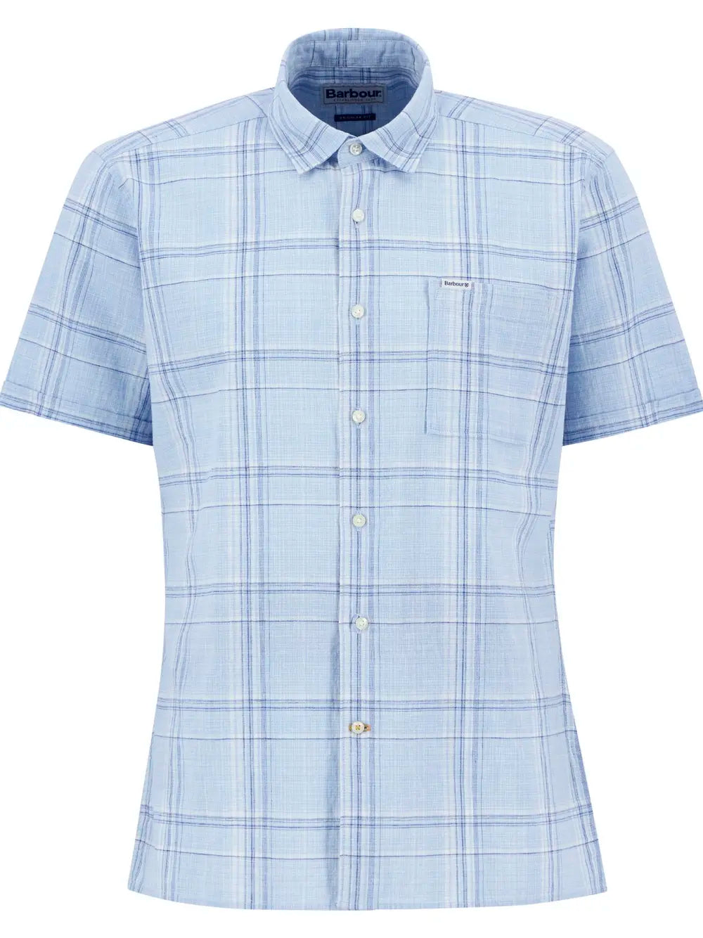 Barbour Mens Coldingham Checked Short-Sleeved Buttob Up Shirt