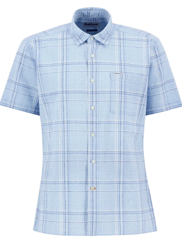 Barbour Mens Coldingham Checked Short-Sleeved Buttob Up Shirt
