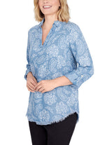 Ruby Rd. Womens Paisley Tunic Top