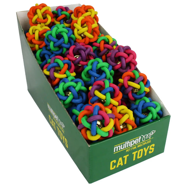 Multipet Nobbly Wobbly Cat Toy - Assorted