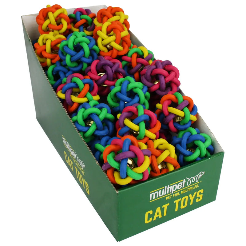 Multipet Nobbly Wobbly Cat Toy - Assorted