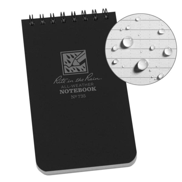 Rite In The Rain 3" x 5" Top Spiral Notebook