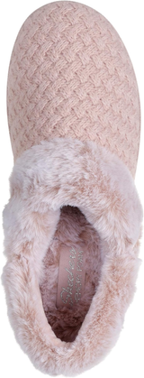 SKECHERS Womens Cozy Campfire Fur Button Slipper Shoes