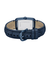 Fossil Carraway Three-Hand Navy Croco Leather Watch