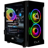 CLX SET Gaming Desktop - Intel Core i5 14400F 2.5GHz 10-Core Processor, 32GB DDR5 Memory, GeForce RTX 5060 Ti 8GB GDDR7 Graphics, 2TB SSD, WiFi, Windows 11 Home 64-bit