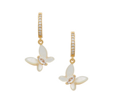 Kate Spade Social Butterfly Huggie Earrings