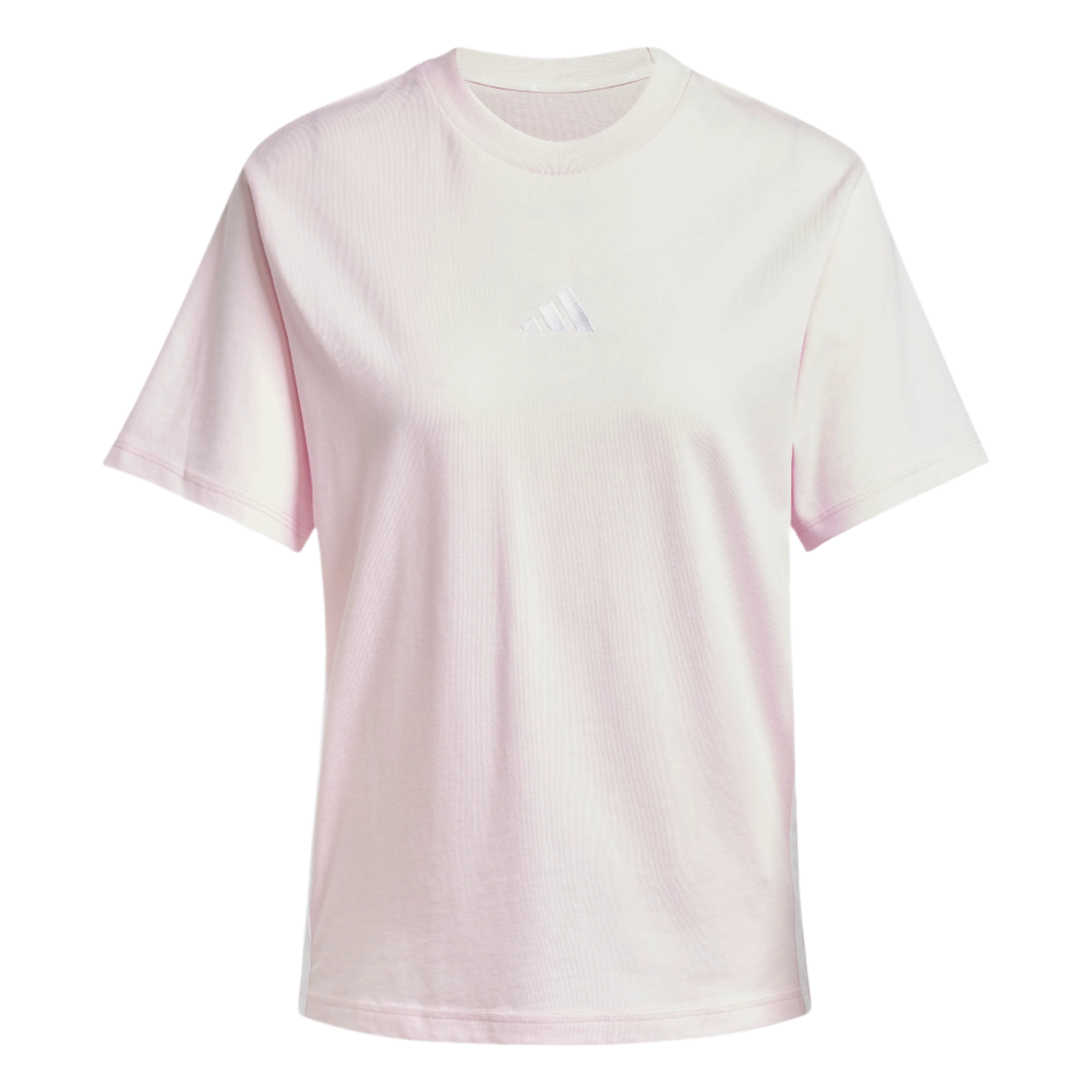 adidas Womens Essentials 3 Stripes Cotton Short Sleeve T-Shirt