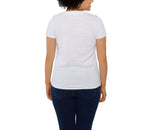 Ruby Rd. Womens Split Neck Pull On Top