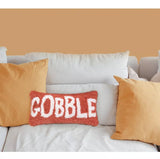 C&F Home Gobble Hooked Thanksgiving Throw Pillow