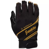 Franklin Sports Supratak Adult Receiver Gloves Black - Large