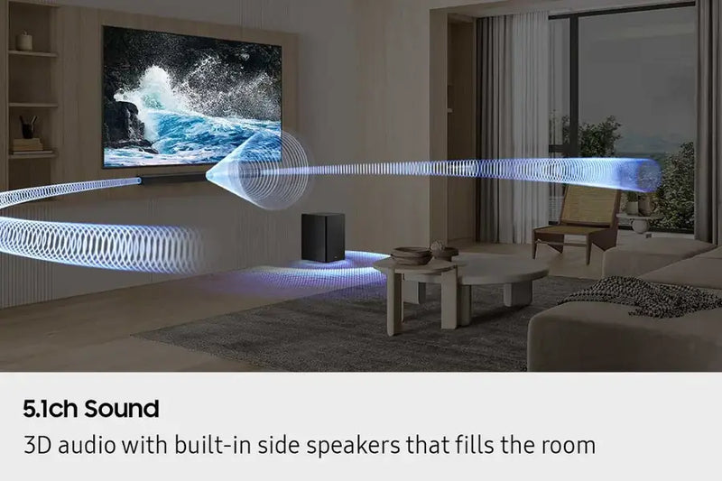 SAMSUNG B-series 5.1 Ch DTS Virtual:X Soundbar with Subwoofer