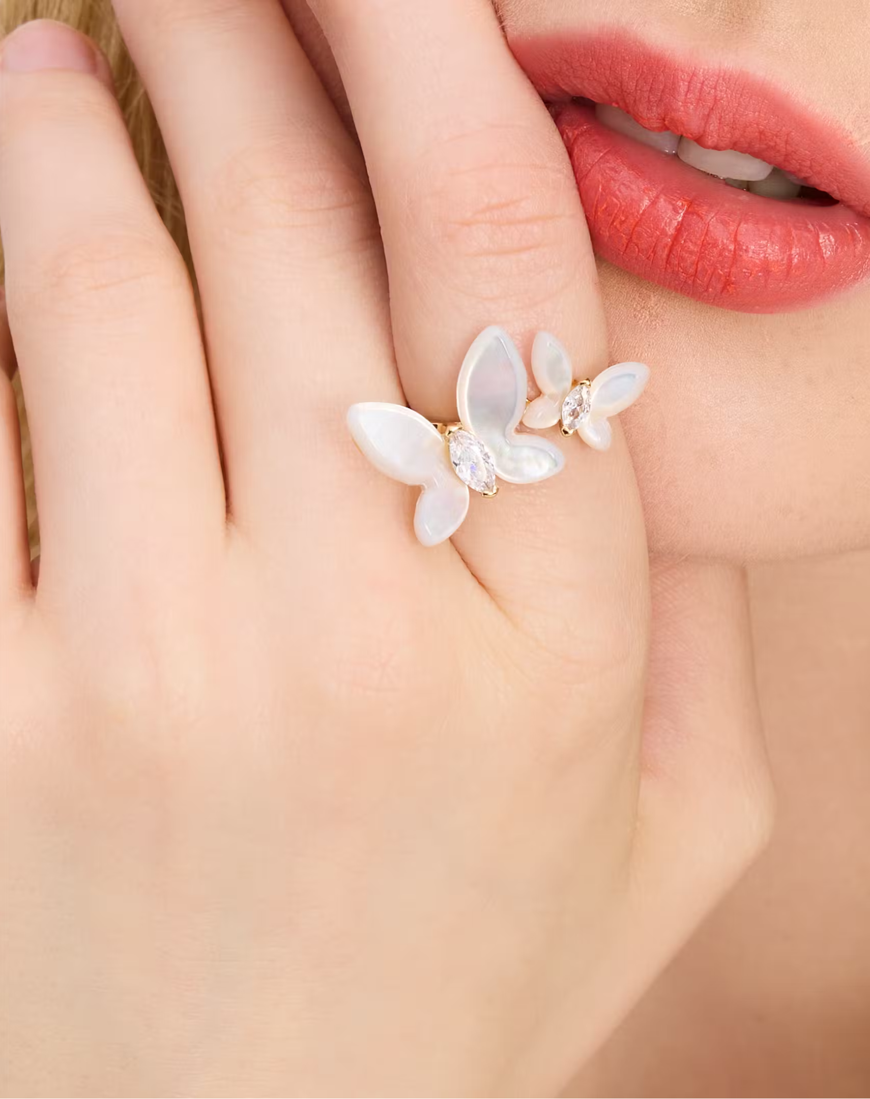 Kate Spade Social Butterfly Ring - Size 6