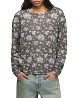 Lucky Brand Womens Cloud Long Sleeve Crew Neck Shirt