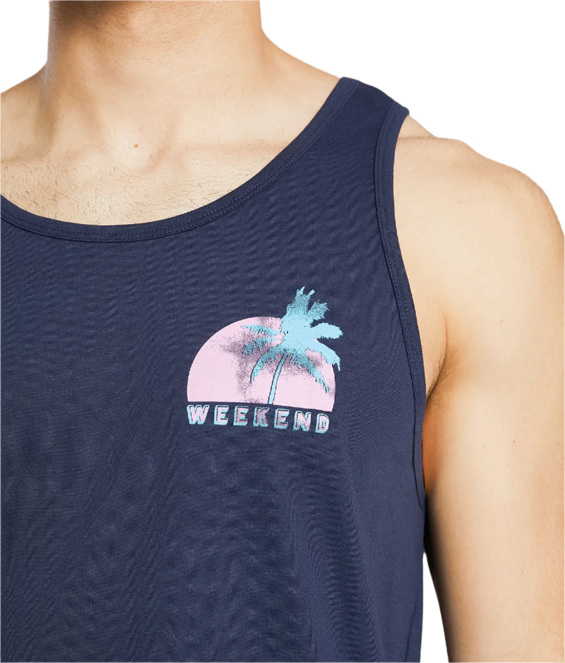 Chubbies Mens The Palm, Wave & Sunset Tank Top