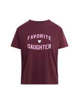 Favorite Daughter Womens The Favorite Daughter Heart Short Sleeve T-Shirt